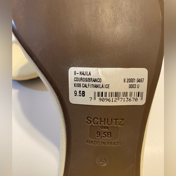 Schutz Najila Ankle Wrap Leather Heeled Sandals Doesn't have one of the straps** - Picture 10 of 10